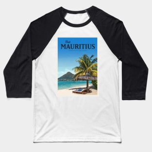 Visit Mauritius Baseball T-Shirt